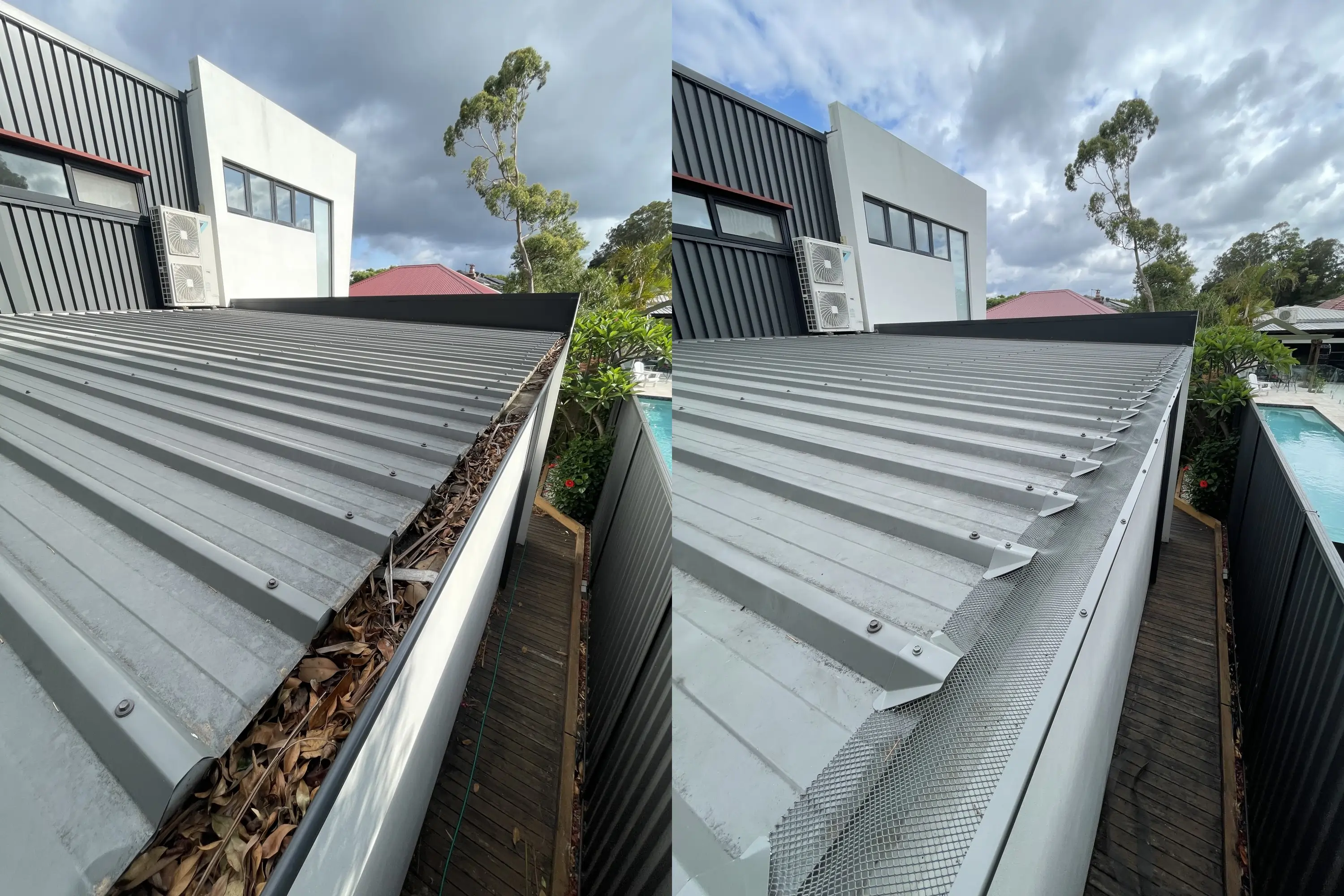 Gutter guard installation, Tempe