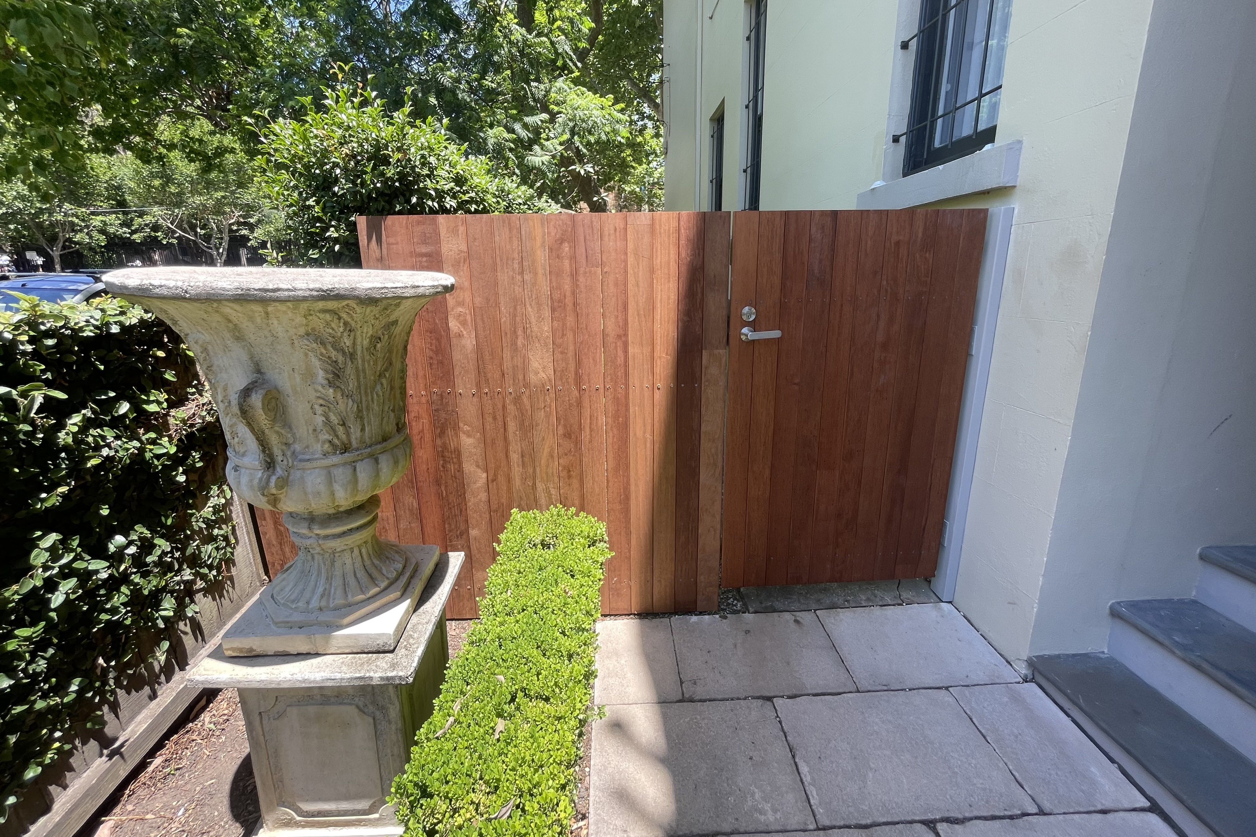 Fence and gate construction, North Sydney