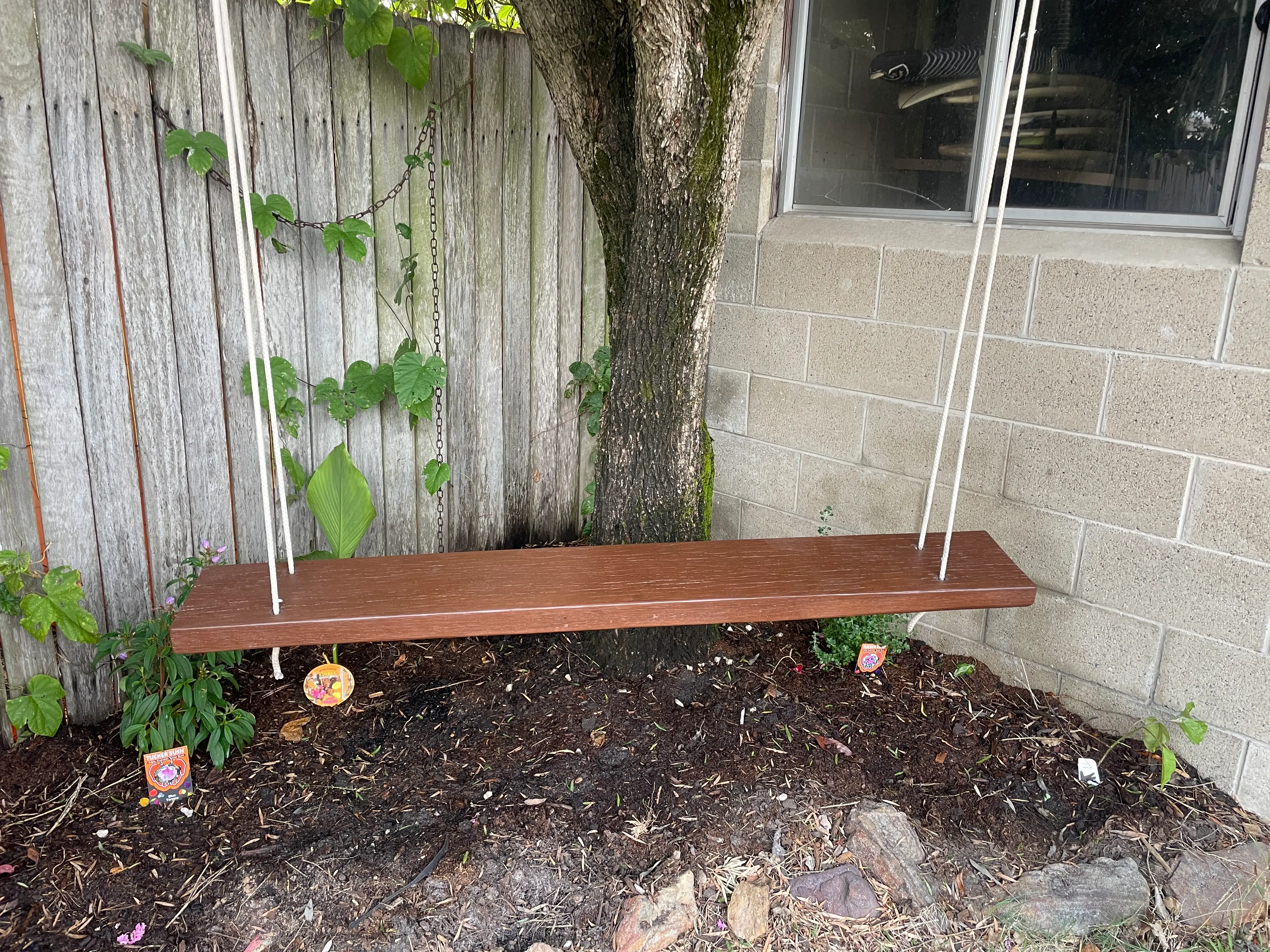 Garden swing construction, Maroubra